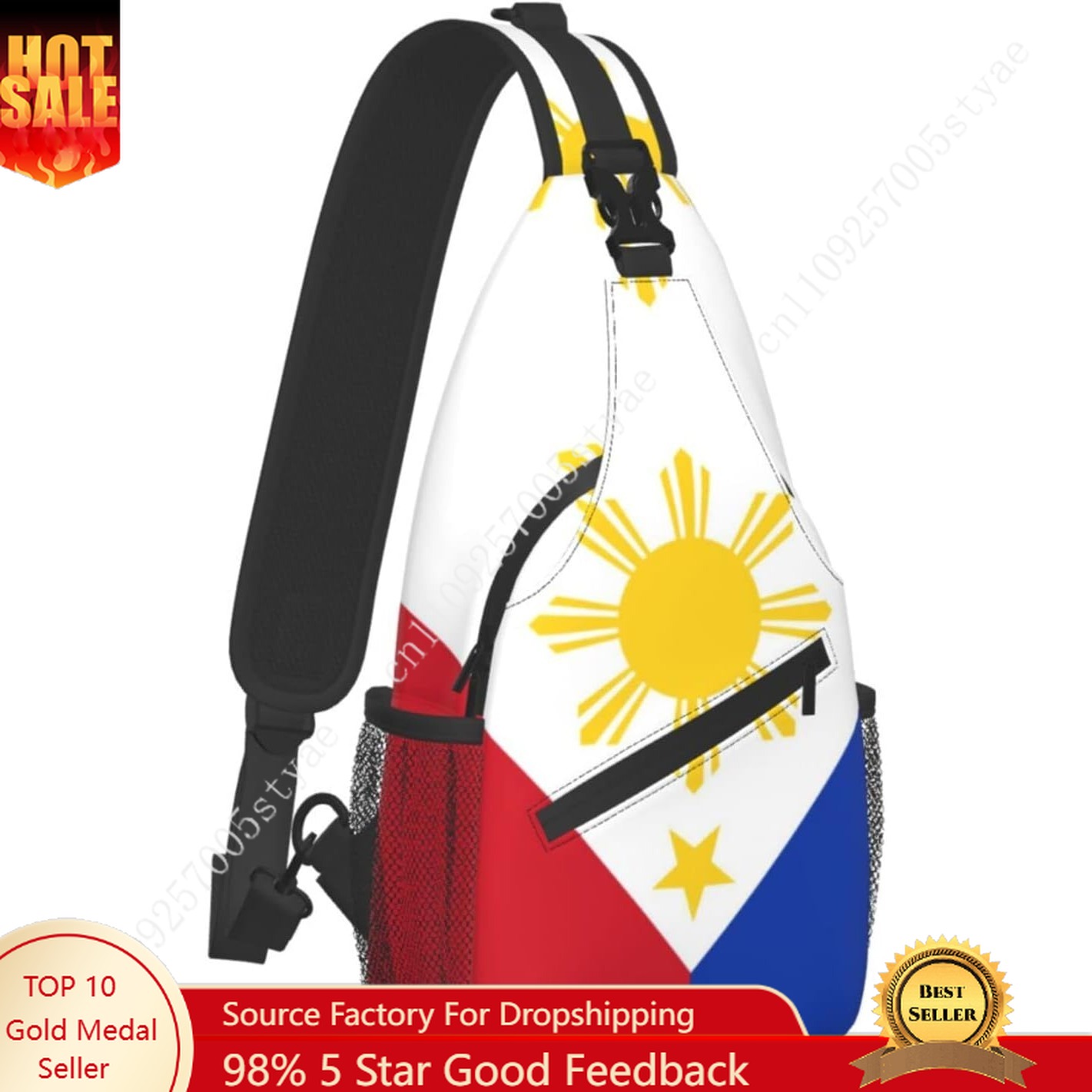 Men'S Accessories Philippines - Torba na ramię z flagą Filipin,