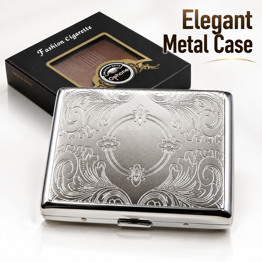 Men'S Accessories Holder - Pudełko na papierosy ze stali nierdzewnej,