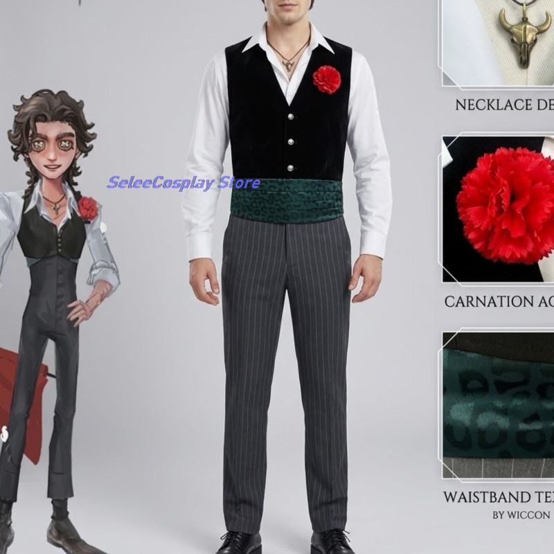 Men Accessories Set - Kostium Cosplay Hernando Romero Identity V