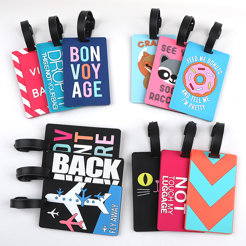 Men Accessories Name - 1szt Cartoon Animal PVC Luggage Tag