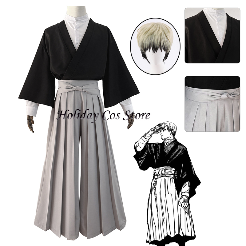 Men'S Kimono Accessories - Kostium Cosplay Anime Zenin Naoya Peruka