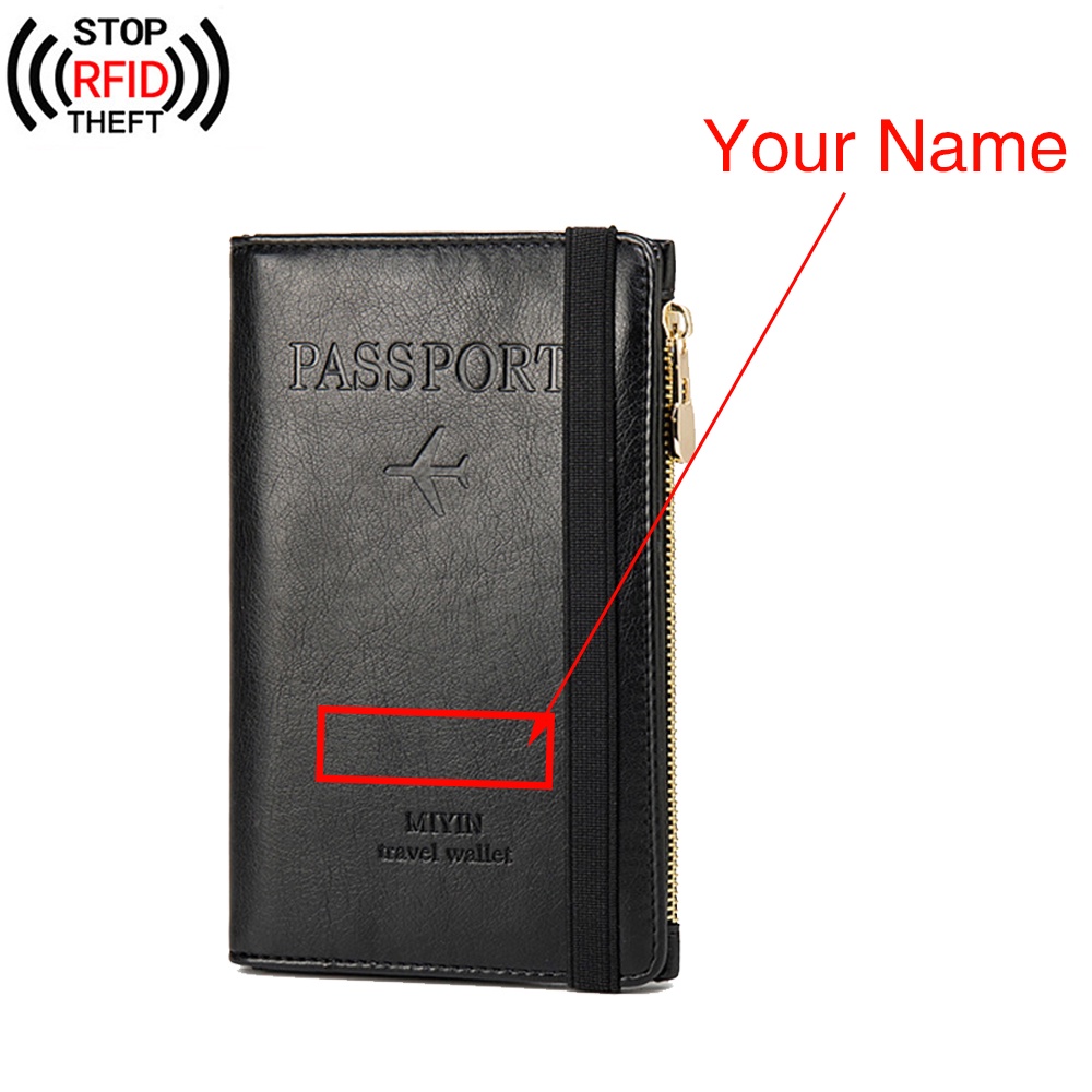 Men Accessories Name - Personalizowany Portfel Damski Męski Biznesowy Vintage