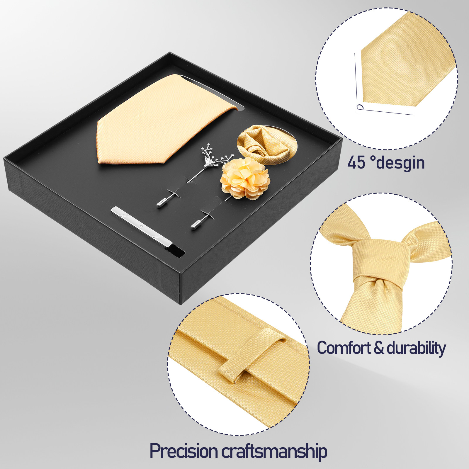 5-częściowy zestaw męskich kra – Men Accessories Set recenzja i cena