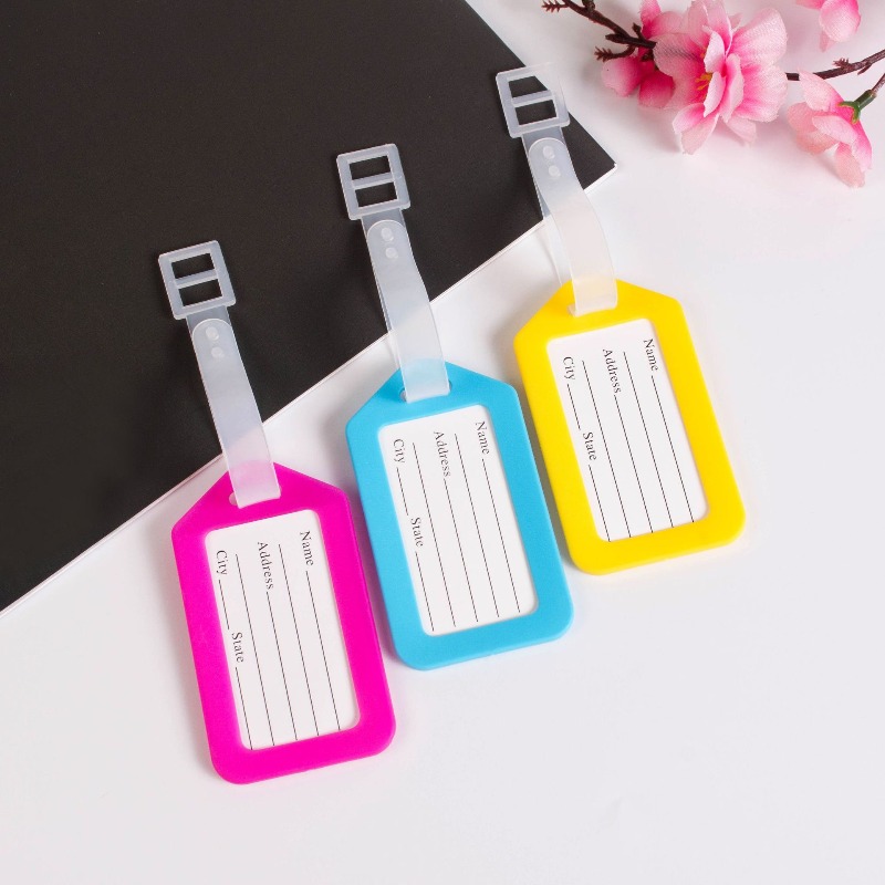 5 SZT. Etykiety do bagażu, pla – Men'S Accessories Holder recenzja i cena