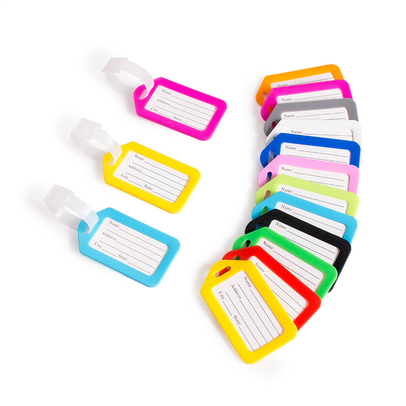 5 SZT. Etykiety do bagażu, pla – Men'S Accessories Holder recenzja i cena