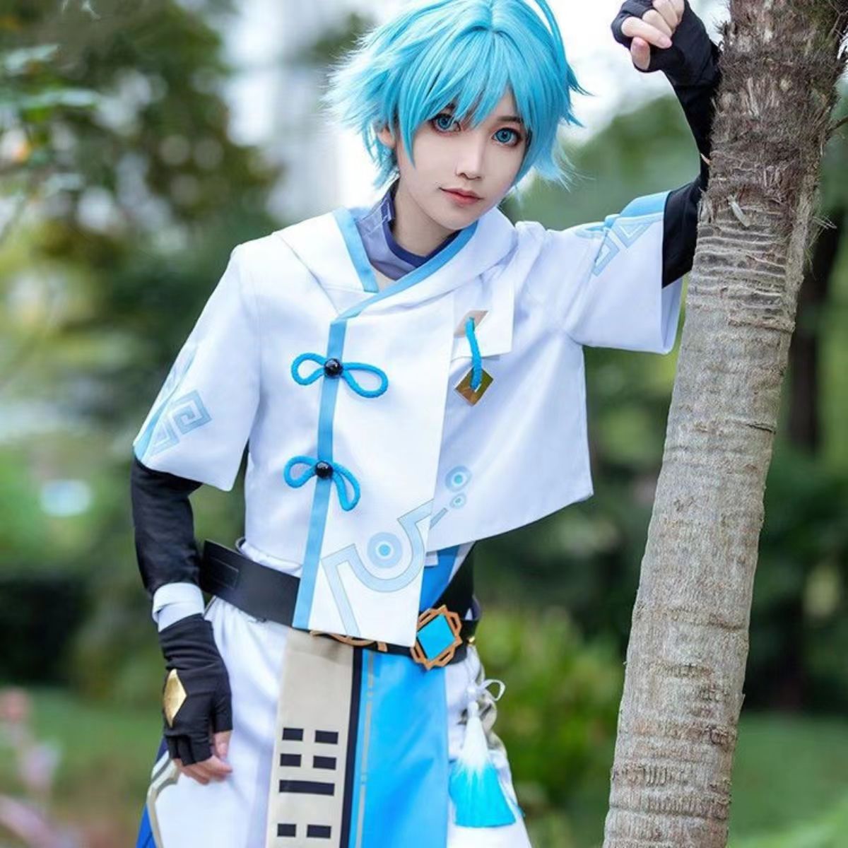 Kostium Cosplay Genshin Impact – Men Accessories Set recenzja i cena
