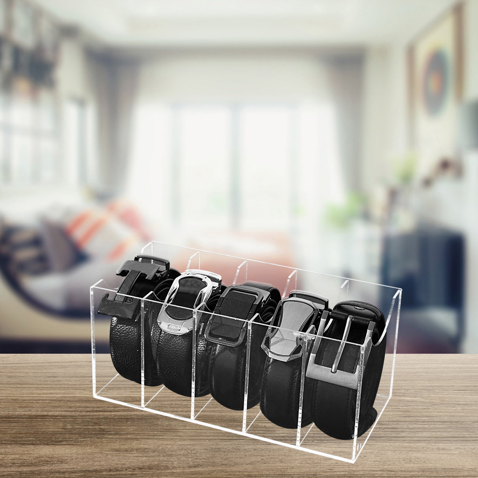 5-przedziałowy przezroczysty o – Men'S Accessories Holder recenzja i cena