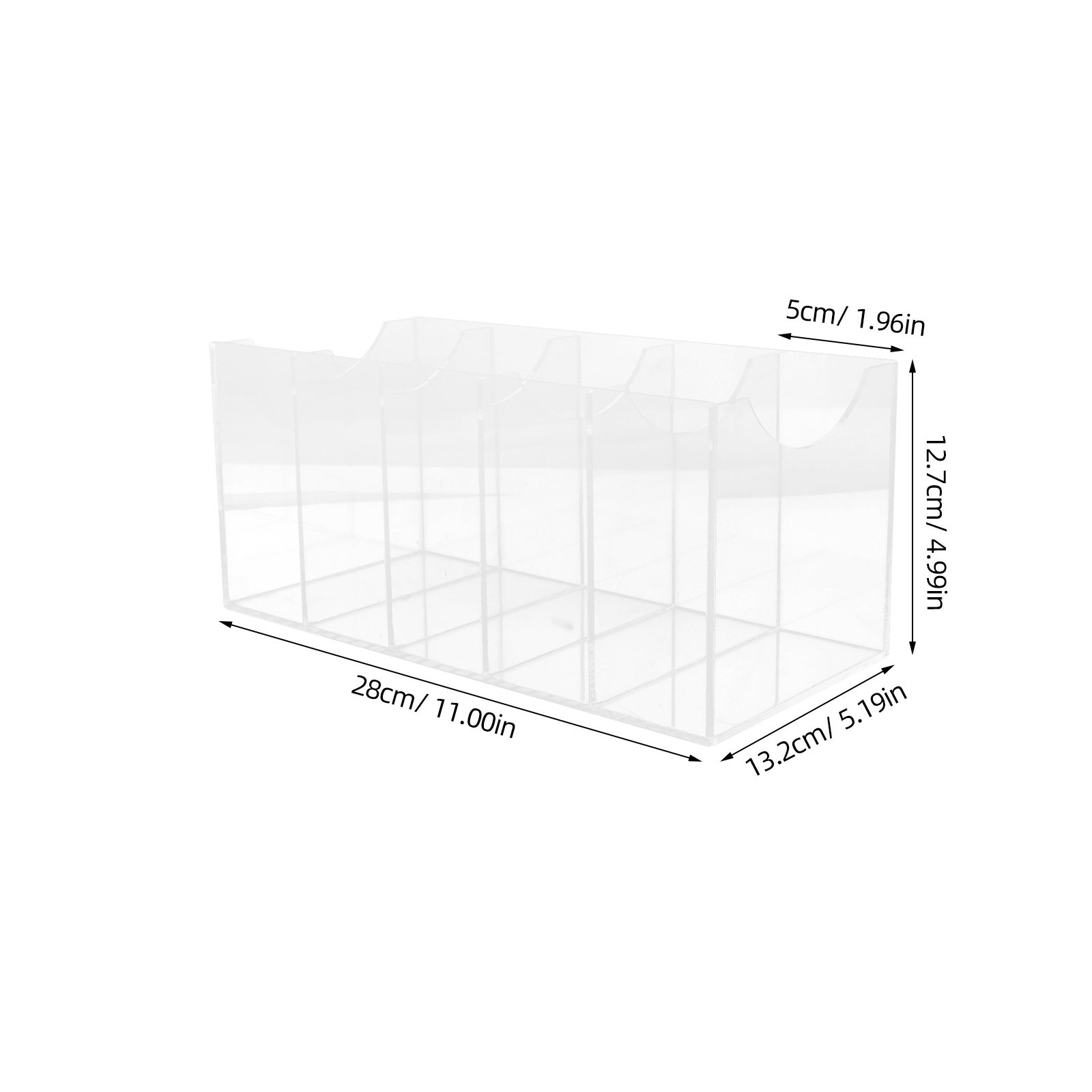 5-przedziałowy przezroczysty o – Men'S Accessories Holder recenzja i cena