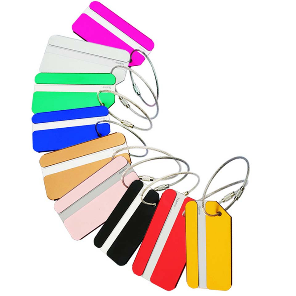 6 szt. Aluminiowe zawieszki id – Men Accessories Name recenzja i cena