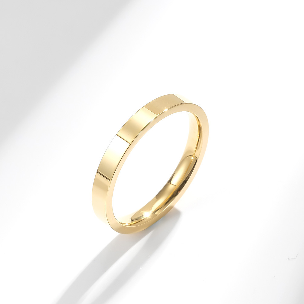 3MM Klasyczna prosta stal nier – Men Accessories Name recenzja i cena