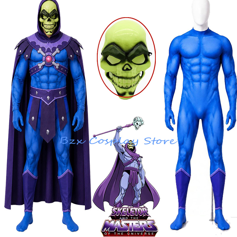 Kostium cosplay Króla Skeletor – Men Accessories Set recenzja i cena