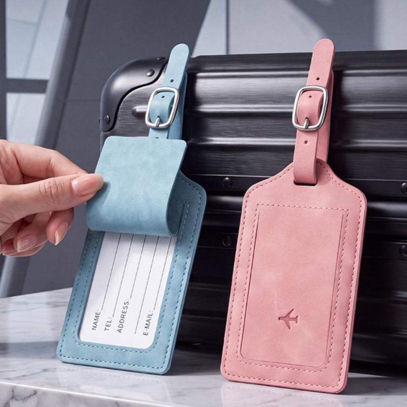 1 szt. etykieta na bagaż z PU  – Men Accessories Name recenzja i cena