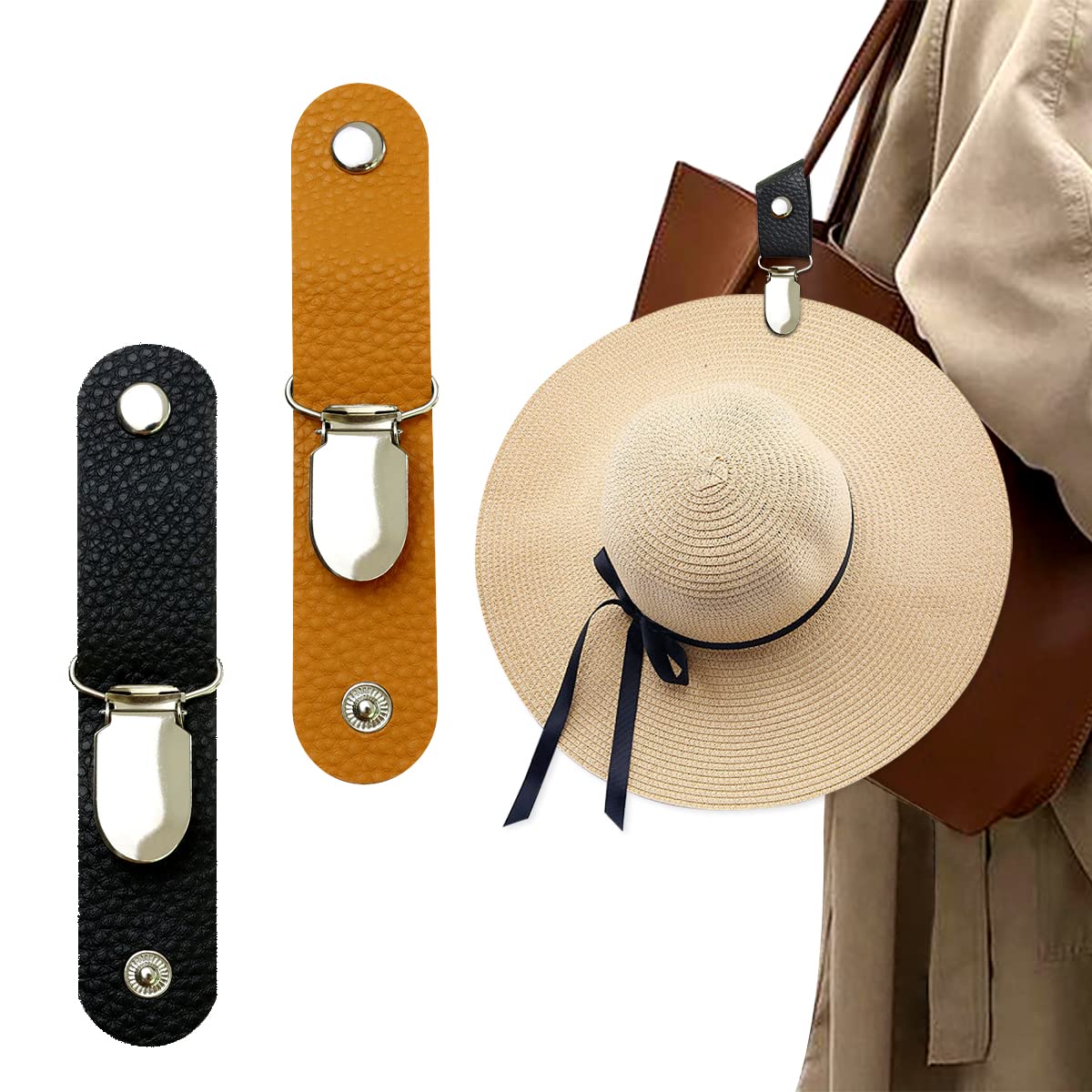 Klips do kapelusza ze skóry PU – Men'S Accessories Holder recenzja i cena