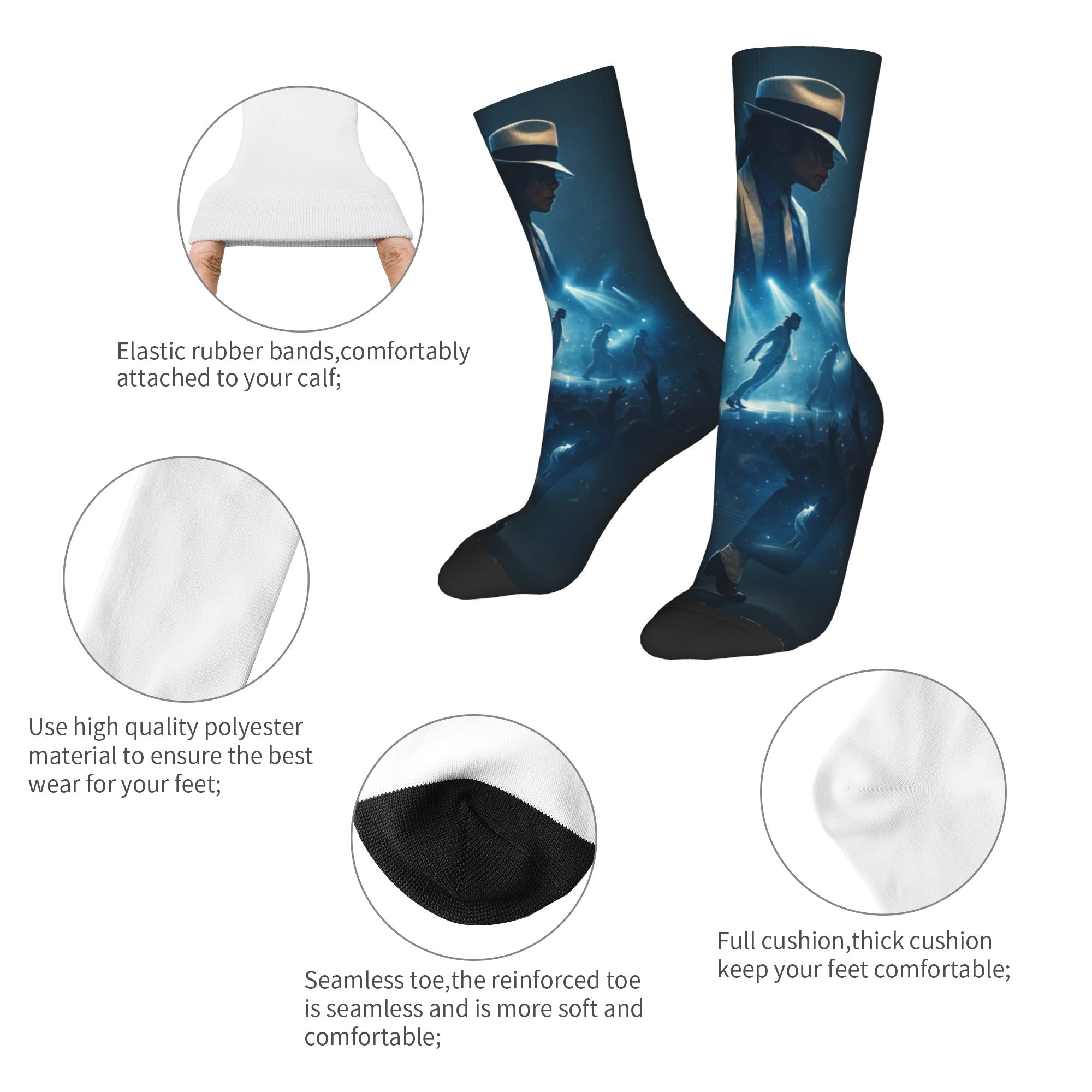 Skarpety Michaela Jacksona „Kr – Men'S Accessories Gift Ideas recenzja i cena