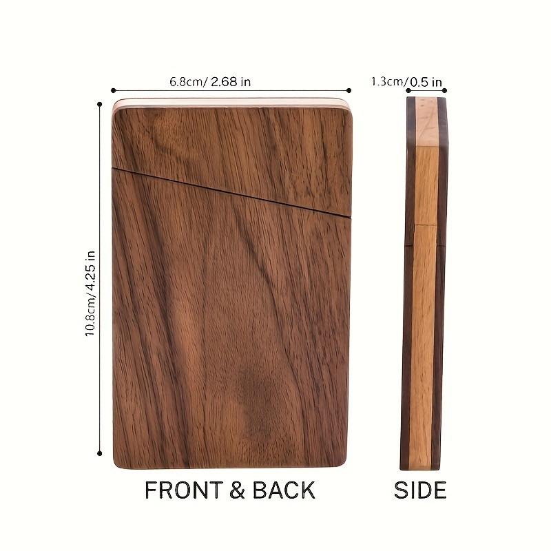 Przenośny drewniany wizytownik – Men'S Accessories Holder recenzja i cena